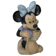 1960s Vintage Disney Minnie Mouse Squeak Toy Made in Ex Yugoslavia by Biserka 