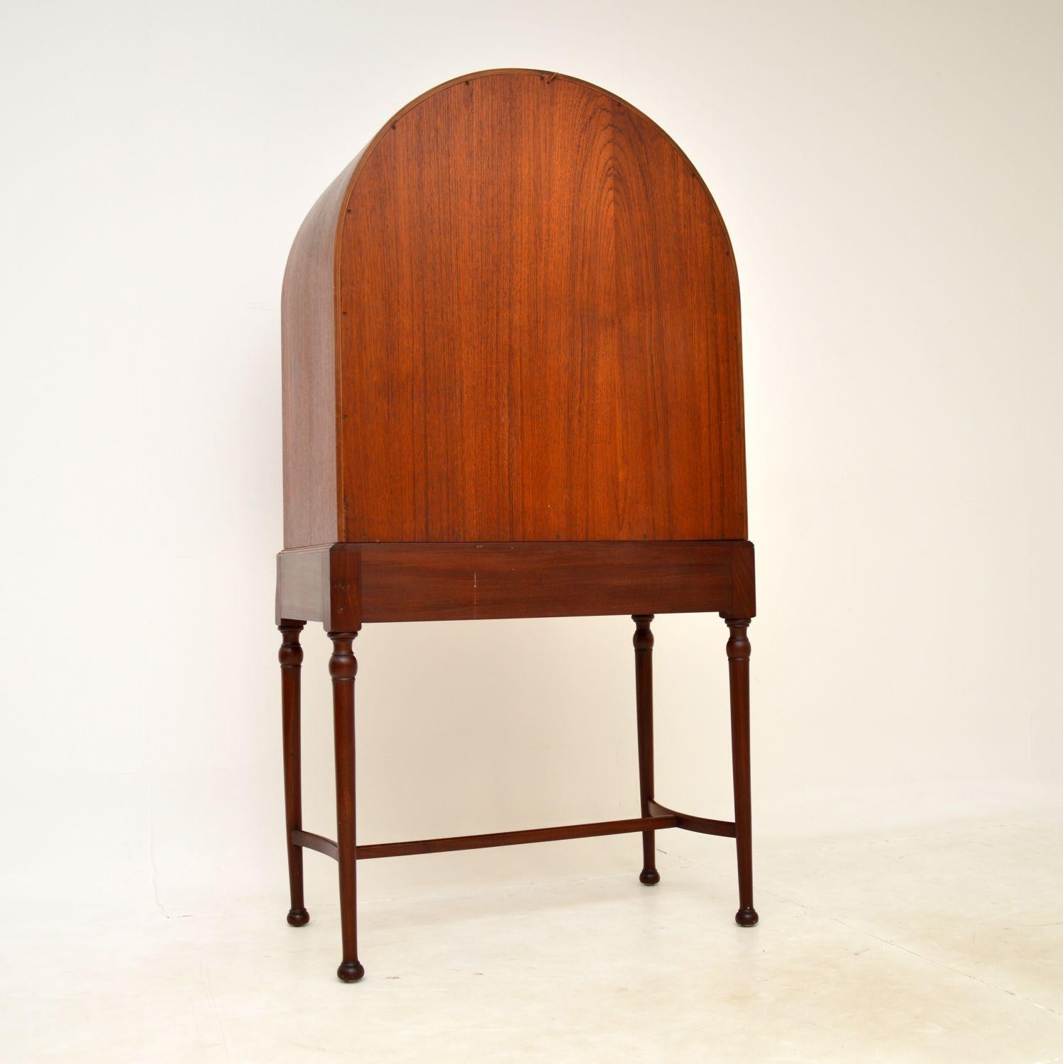 British 1960s Vintage Domed Teak Cabinet by Robert Heritage