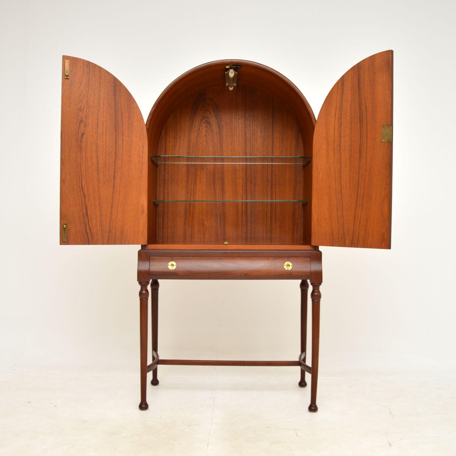 Mid-20th Century 1960s Vintage Domed Teak Cabinet by Robert Heritage