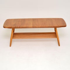 1960s Vintage Ercol Coffee Table in Elm