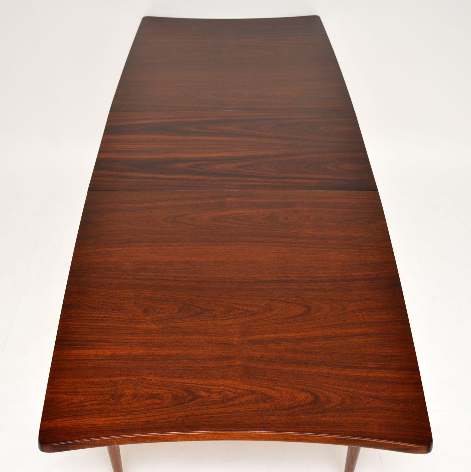Mid-Century Modern 1960s Vintage Extending Dining Table by Uniflex