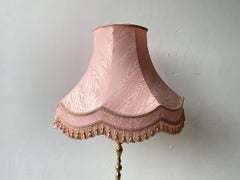 1960’s vintage floor lamp with brass pole