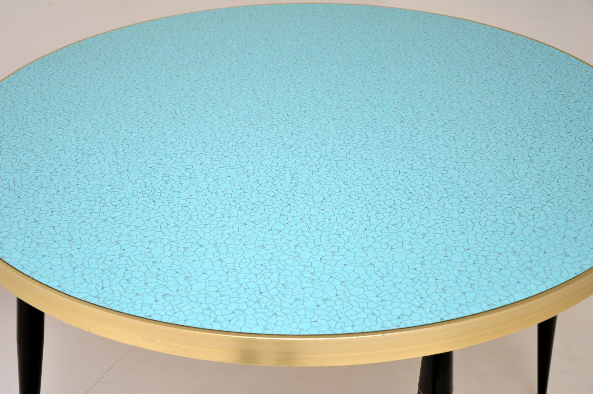 Formica table de cuisine / salle à manger en formica vintage des années 1960