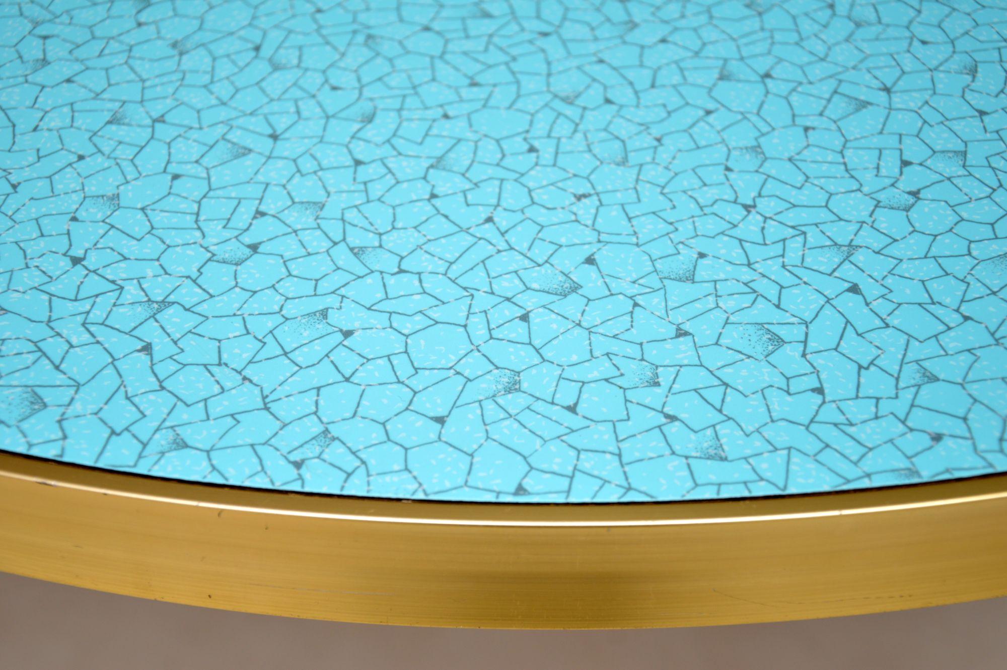 italien table de cuisine / salle à manger en formica vintage des années 1960