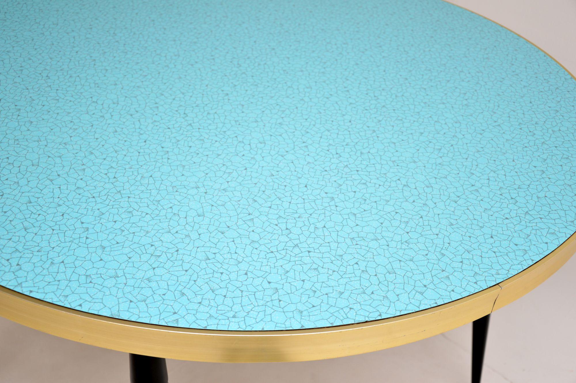 table de cuisine / salle à manger en formica vintage des années 1960 Bon état à London, GB