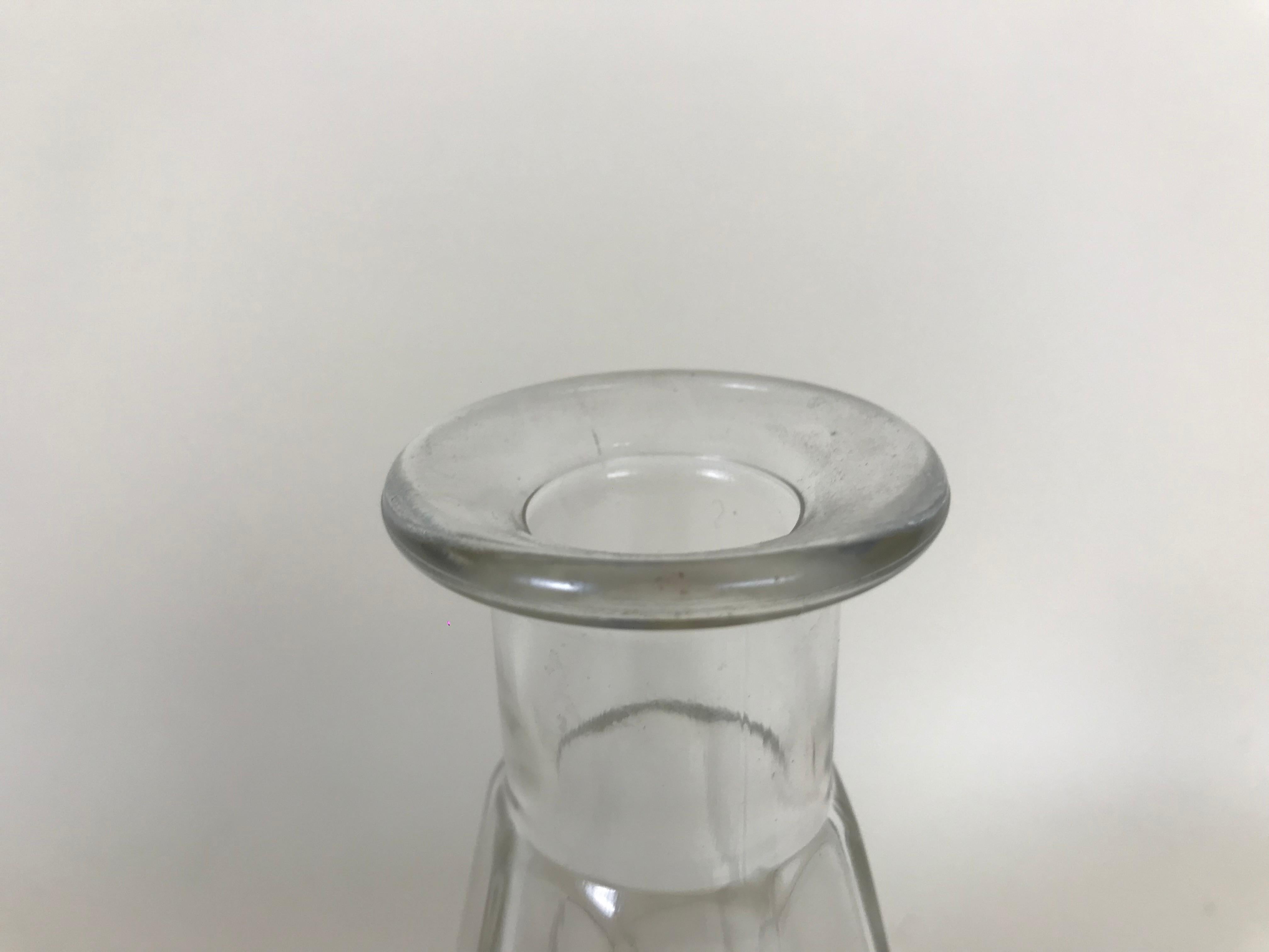 1960s Vintage French Bistrò Transparent Glass Ricard Pastis Liquor Dispenser For Sale 5