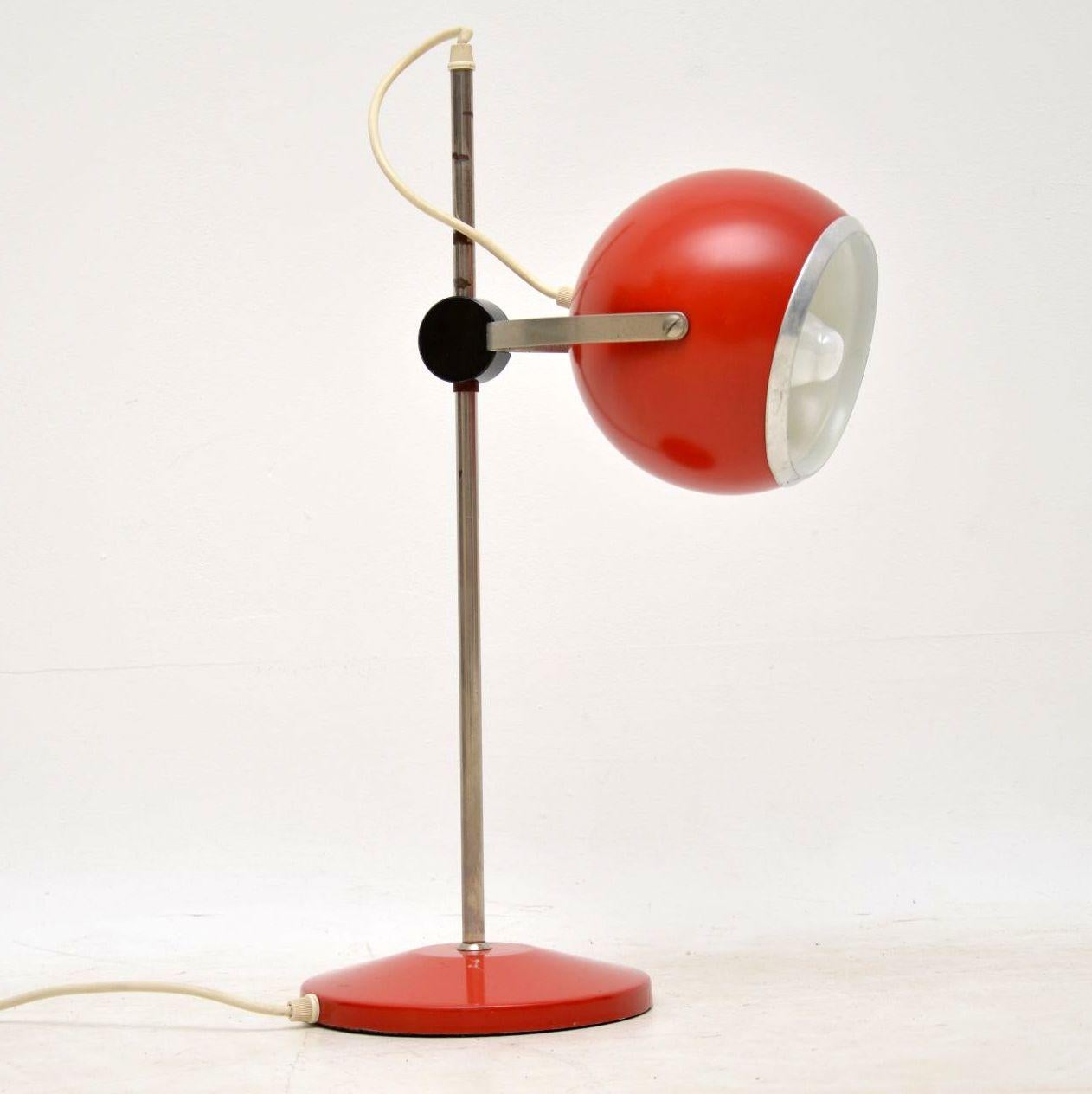 Mid-Century Modern 1960s Vintage French Table or Desk Lamp