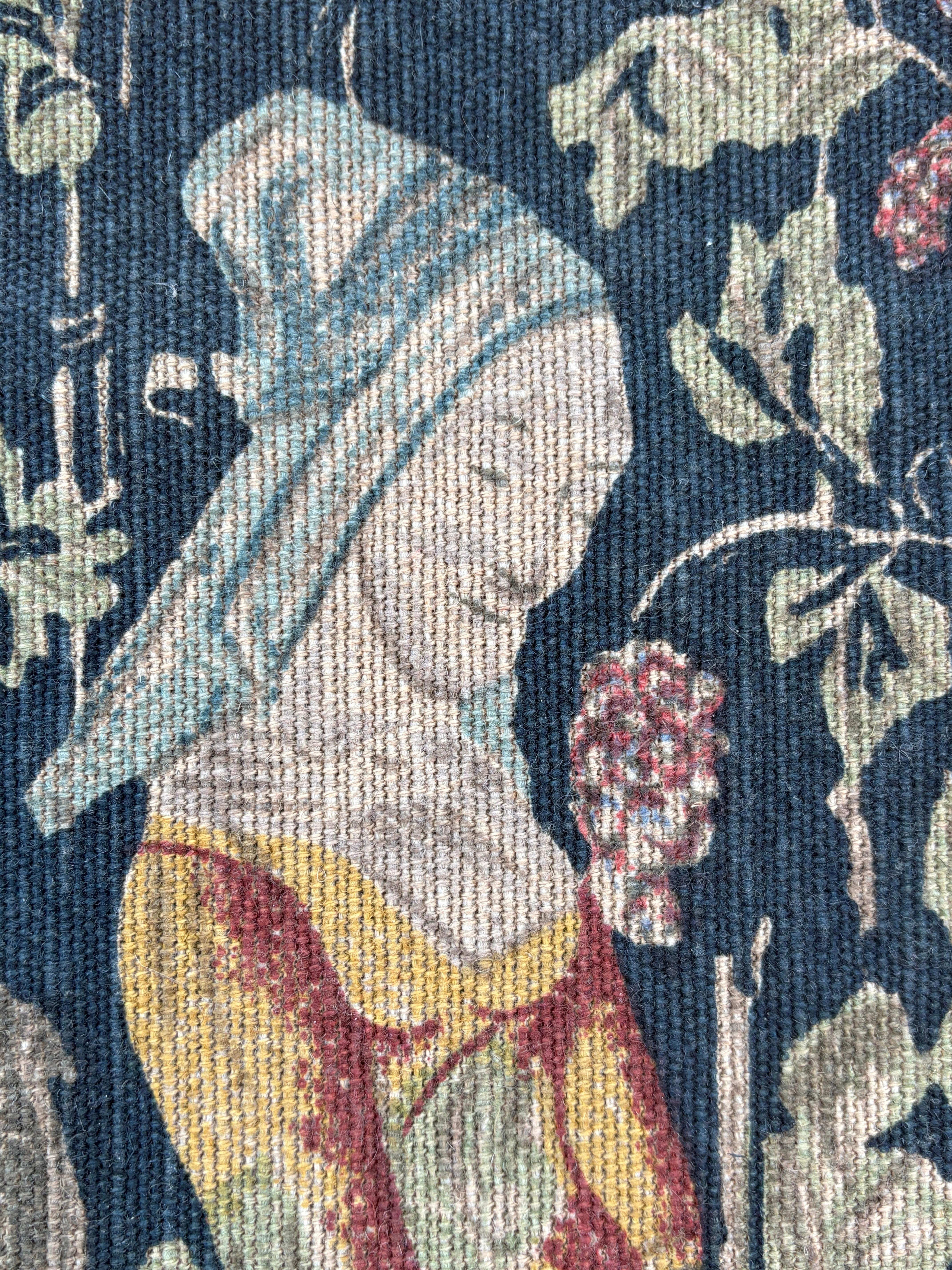 1960er Vintage Französisch Wandteppich der Weinlese-Szene von JP Paris Gobelin (Mitte des 20. Jahrhunderts) im Angebot