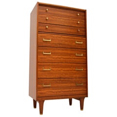 1960's Vintage G Plan Walnut Tallboy Chest of Drawers