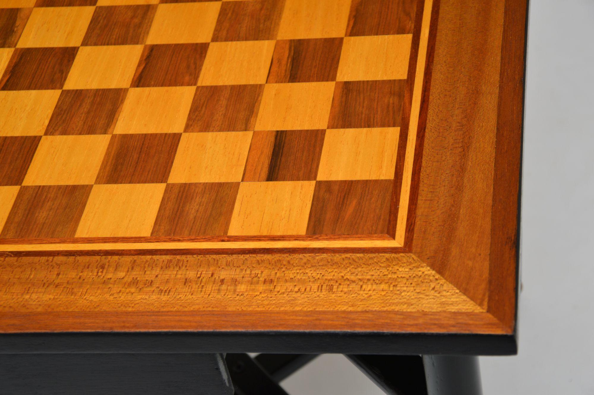 1960s Vintage Games / Chess Table 3