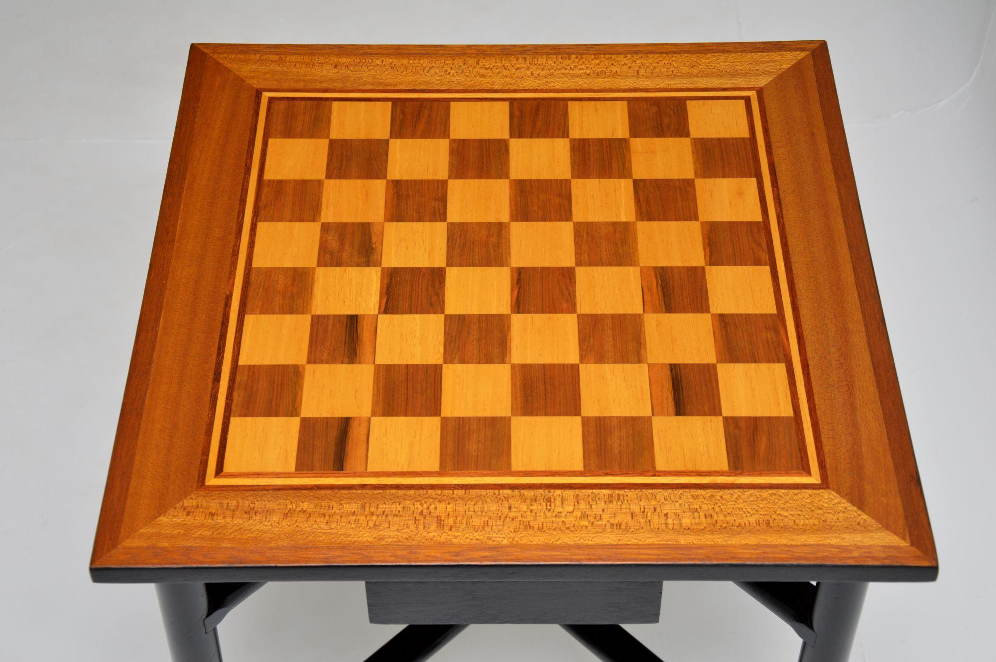 20th Century 1960s Vintage Games / Chess Table