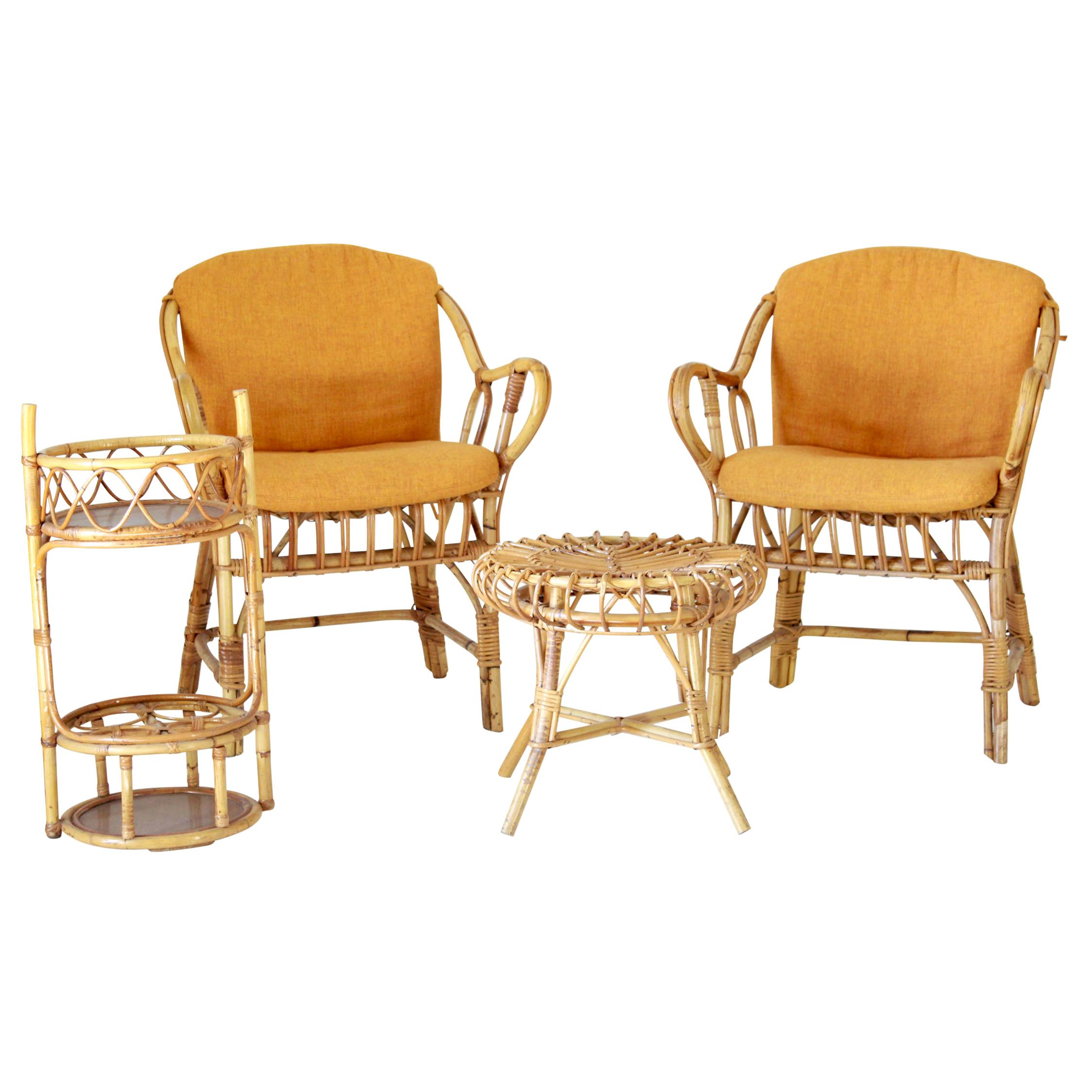 Antique Wicker Set at 1stDibs