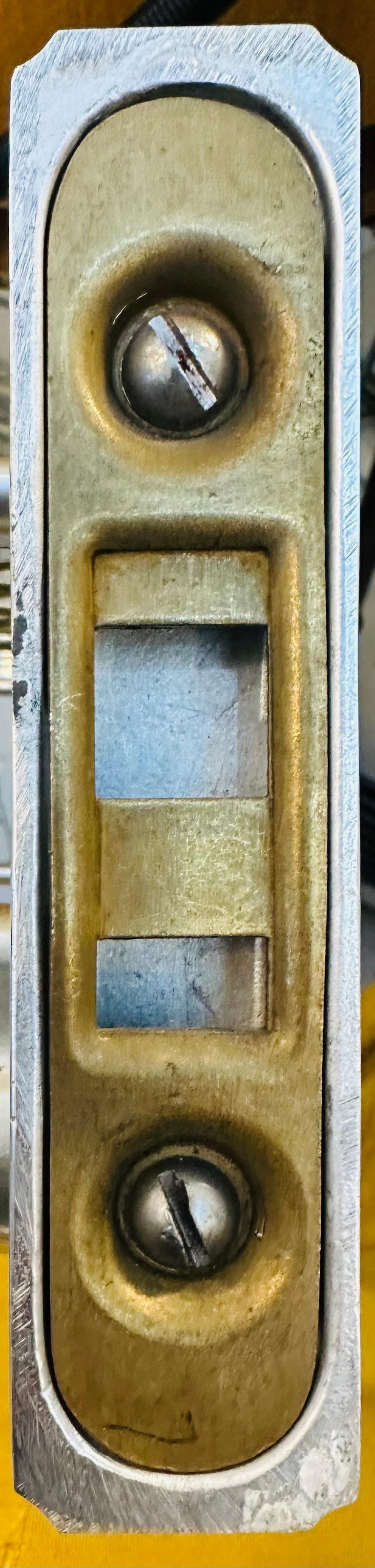 1960 Vintage Alem n Tren de aluminio plateado Perchero para