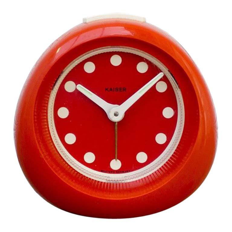 1960s Vintage German Table Clock from Kaiser at 1stDibs