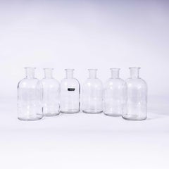 1960's Vintage Glass Laboratory Flasks - Sulphuric Acid