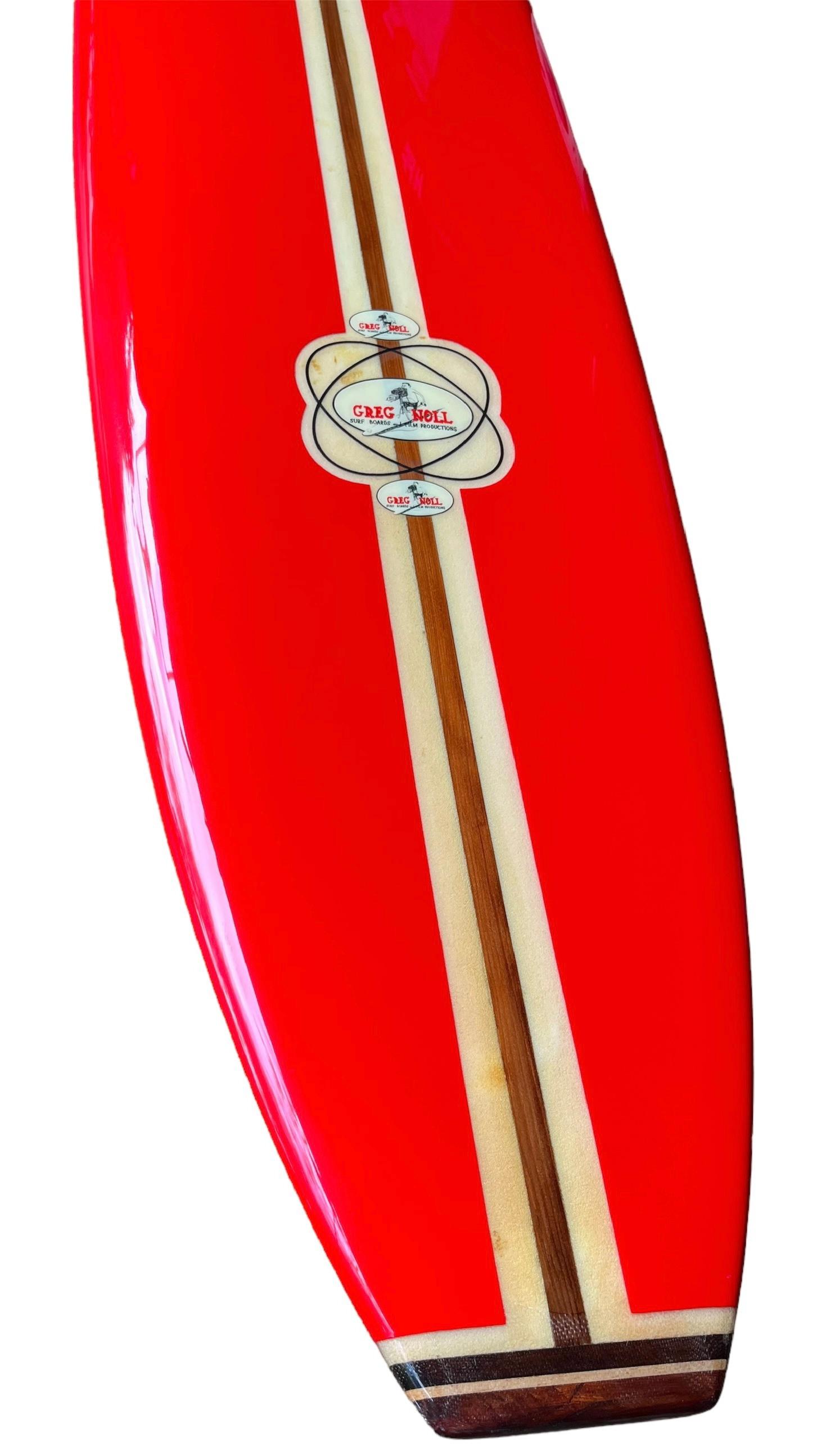 1960s Vintage Greg Noll Custom Longboard  In Good Condition For Sale In Haleiwa, HI