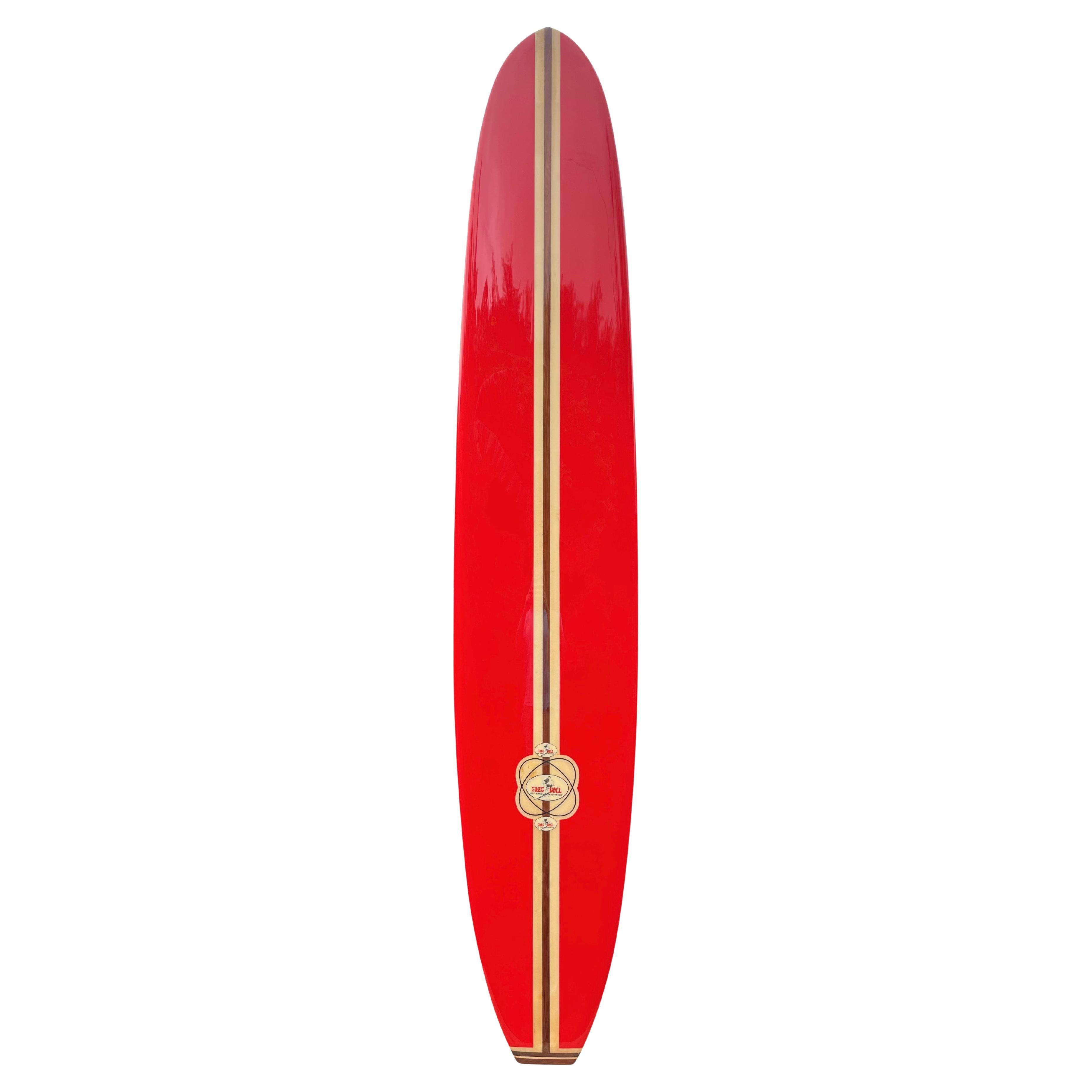 1960s Vintage Greg Noll Custom Longboard  For Sale