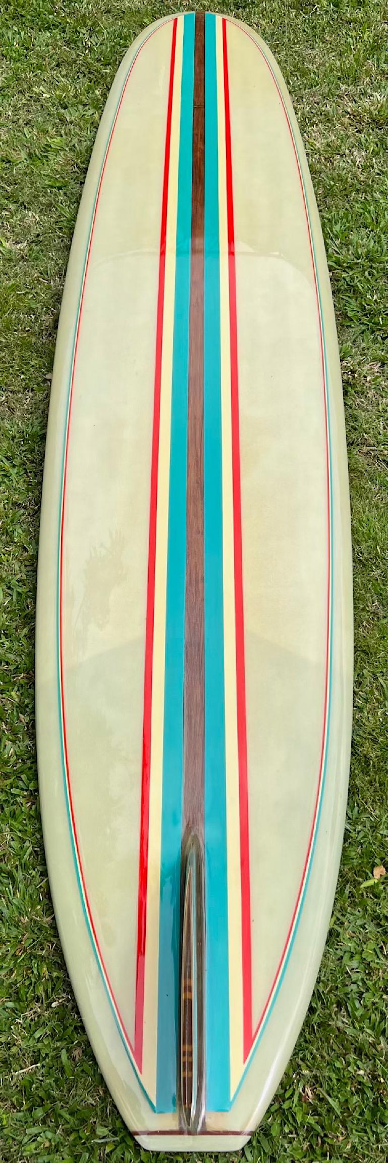1960er Jahre Vintage Hansen Classic Longboard (Mitte des 20. Jahrhunderts) im Angebot