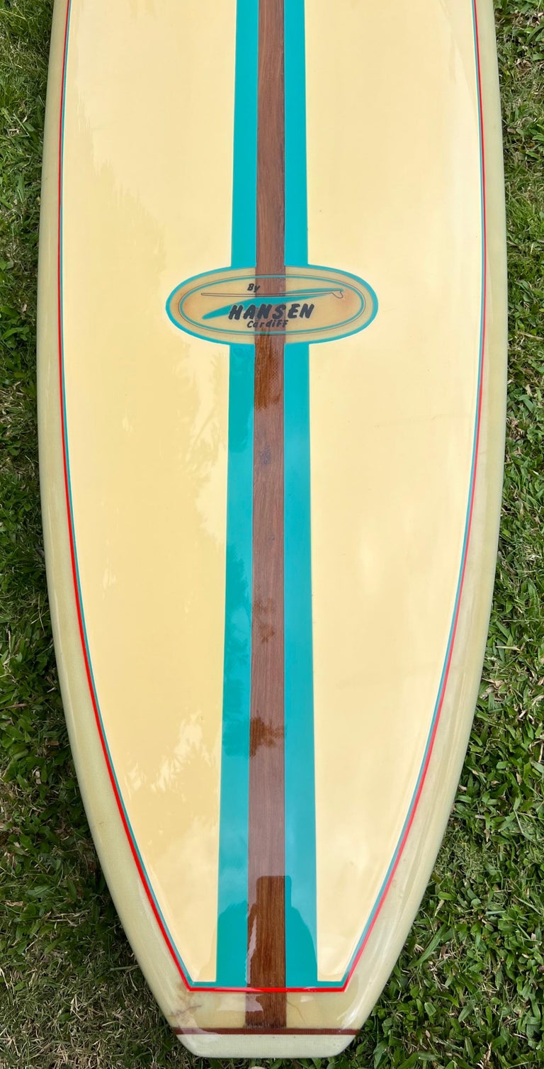 Hansen 1960s 50/50 Mini Model 8'10 Collector Surfboard