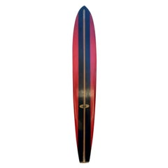 Planche à surf vintage de la baie de Waimea à grande vague Hansen des années 1960