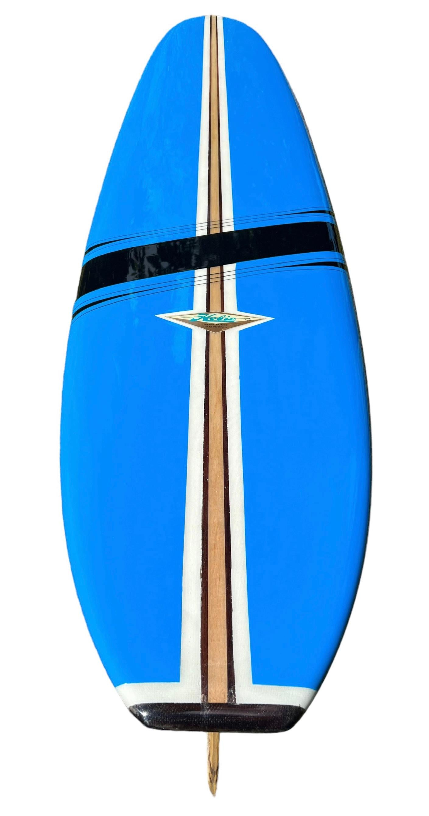 Softwood 1960s Vintage Hobie competition longboard surfboard 