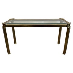 1960's Vintage in the Manner of Mastercraft Hollywood Regency Console Table