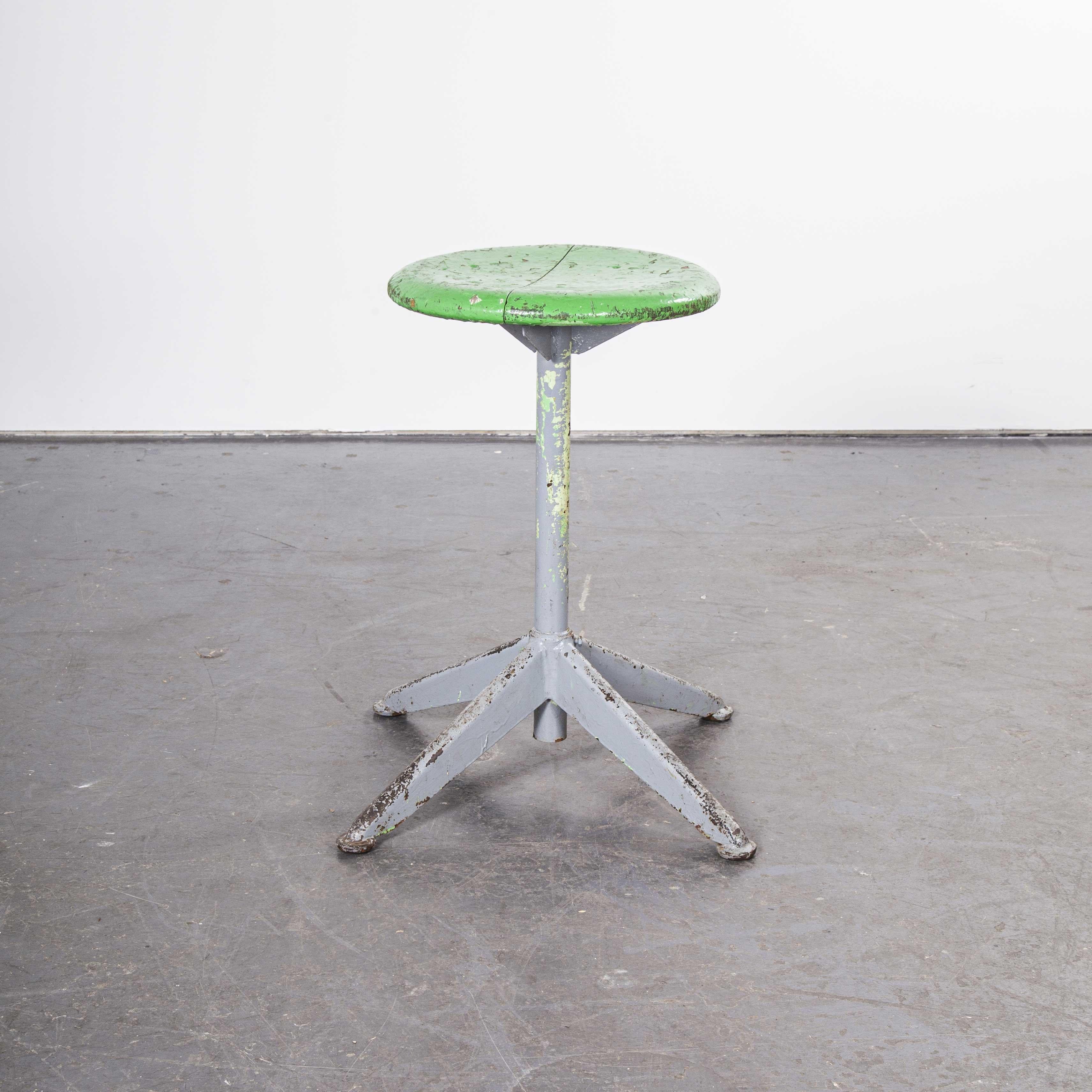 1960s Vintage Industrial Stool 2