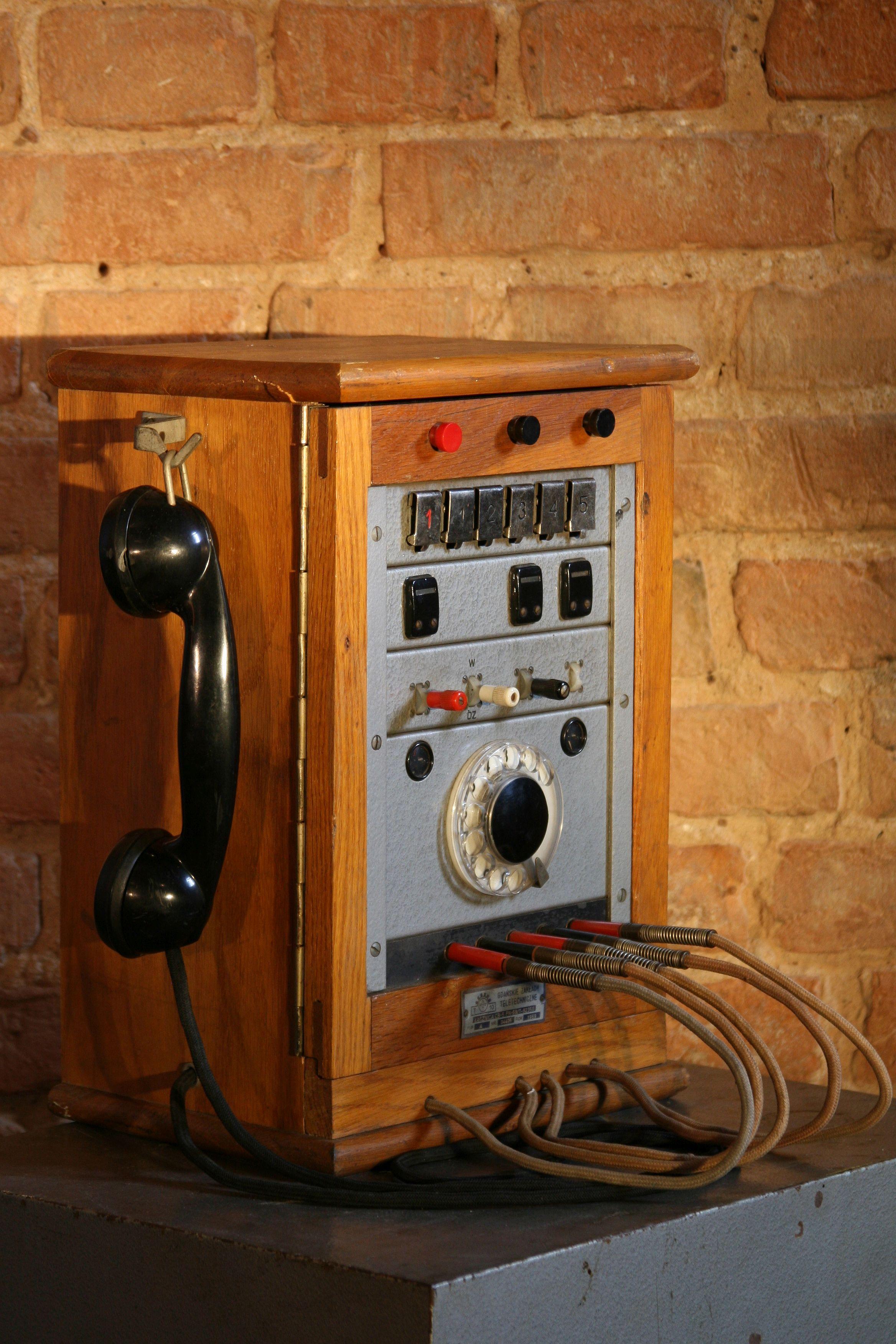 Polish 1960s Vintage Industrial Telephone Exchange Model CB-5 For Sale