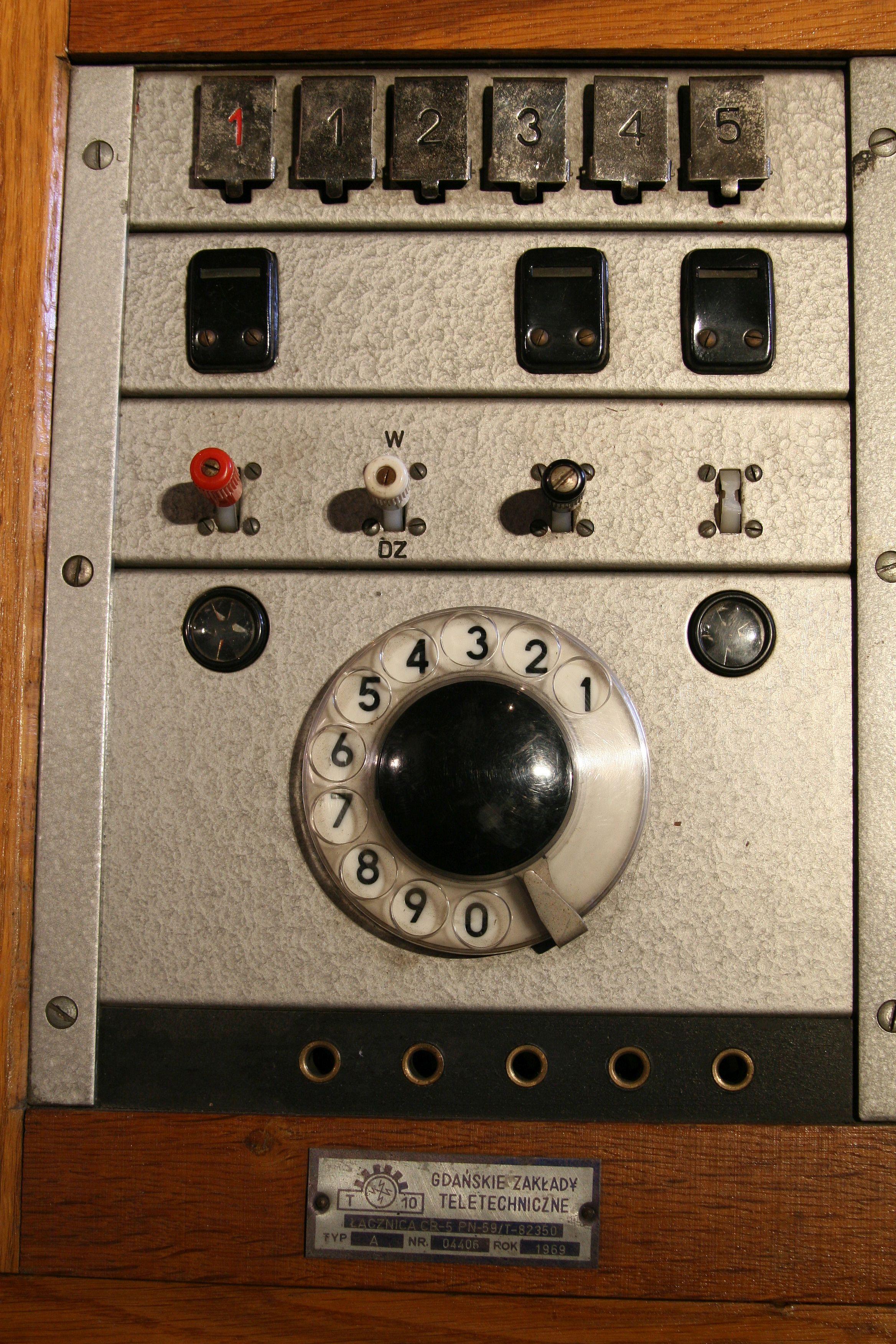 Steel 1960s Vintage Industrial Telephone Exchange Model CB-5 For Sale