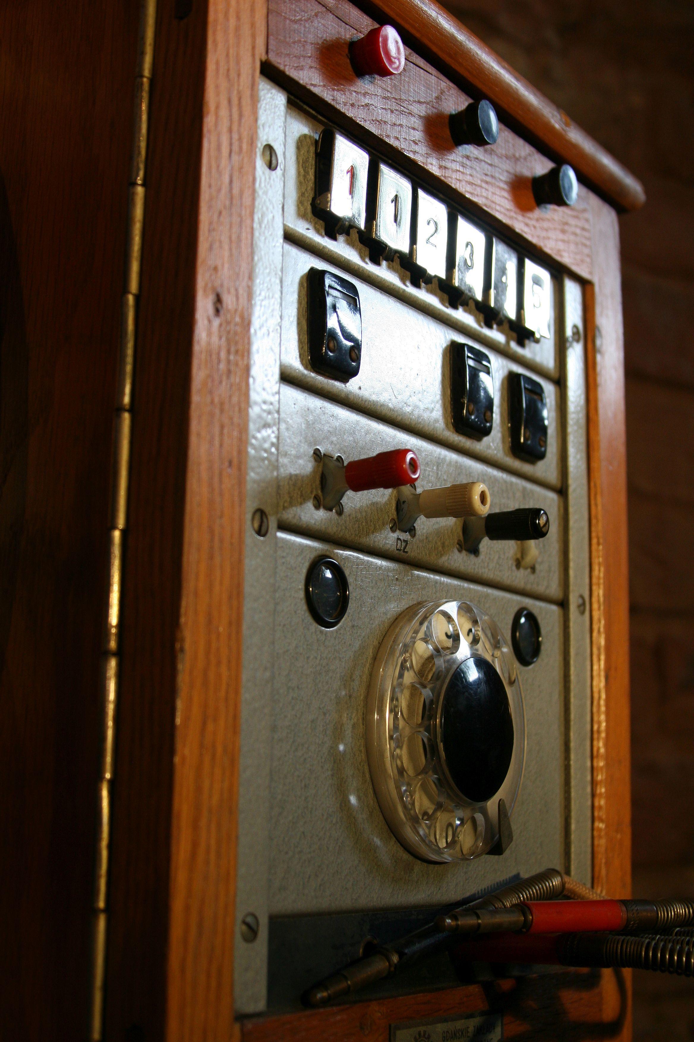 1960s Vintage Industrial Telephone Exchange Model CB-5 For Sale 1