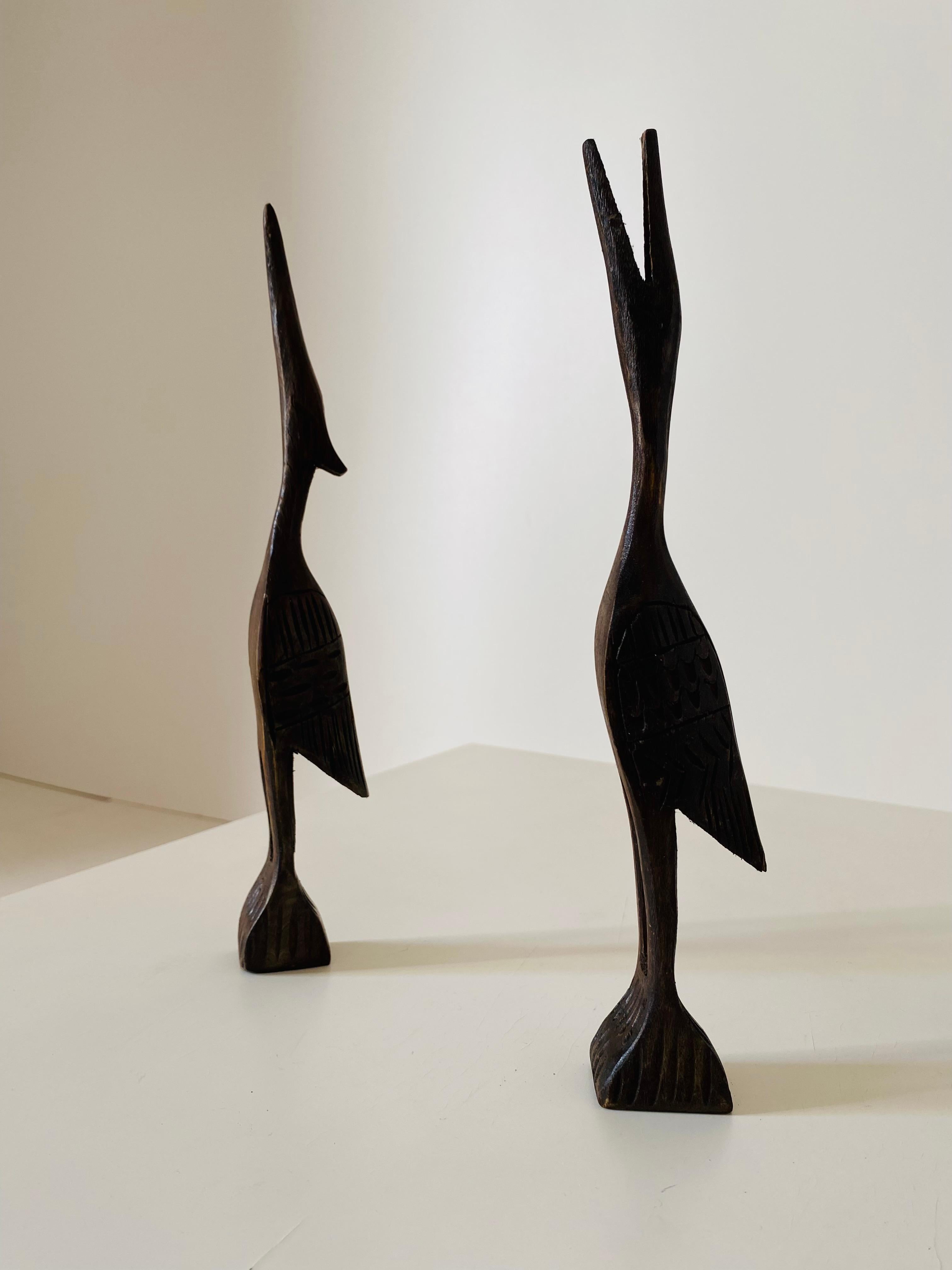 Inlay Birds sculptures, set of four, Italy 1960s