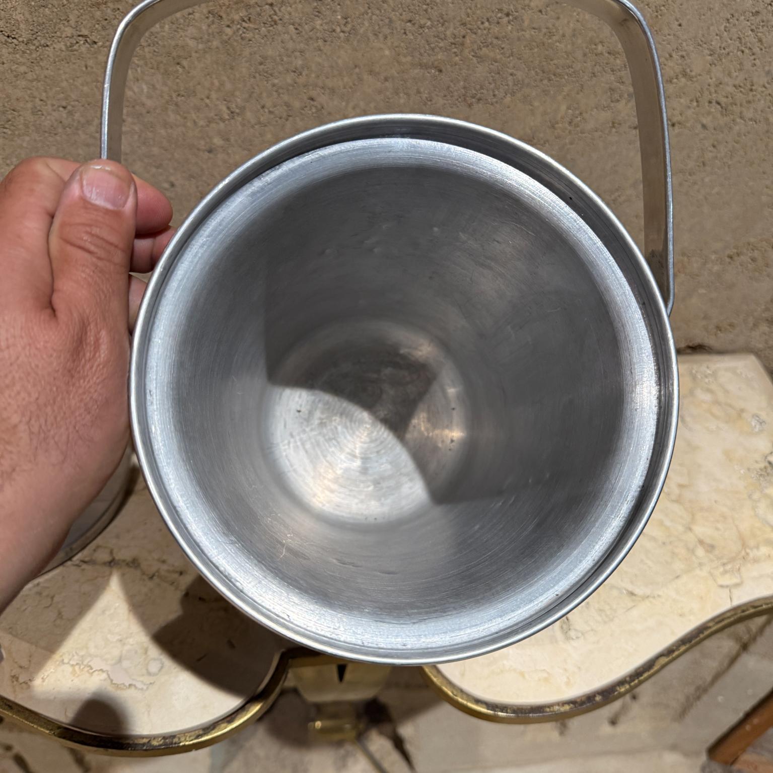 1960s Italian Vintage Tall Ice Bucket Wine Cooler For Sale 4