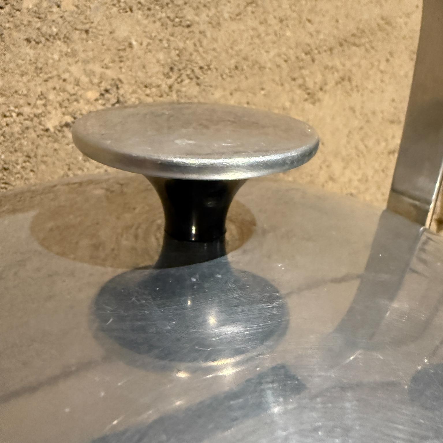 Aluminum 1960s Italian Vintage Tall Ice Bucket Wine Cooler For Sale
