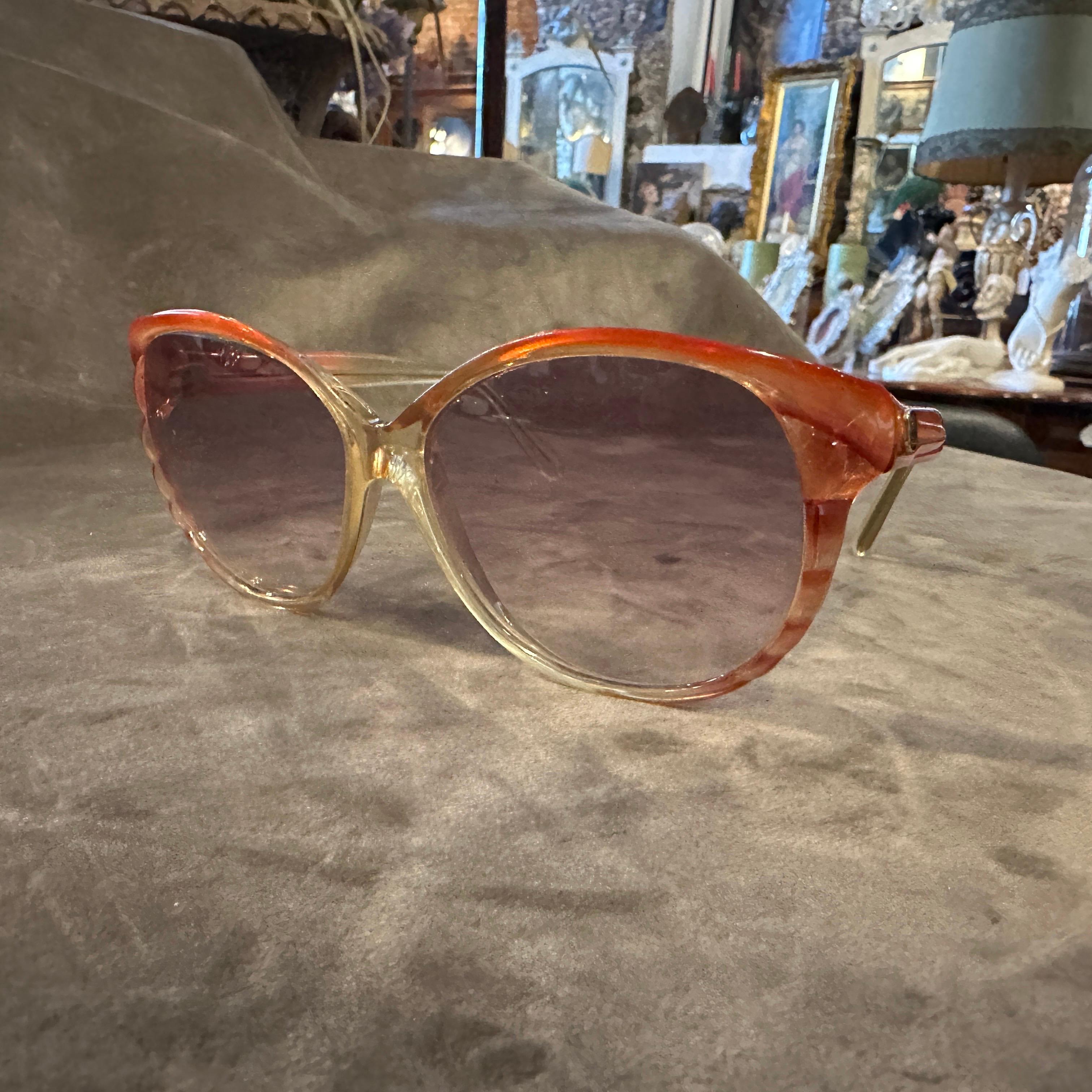 Gafas de sol italianas vintage de gran tamaño de los años 60 de Emilio Pucci en venta 5