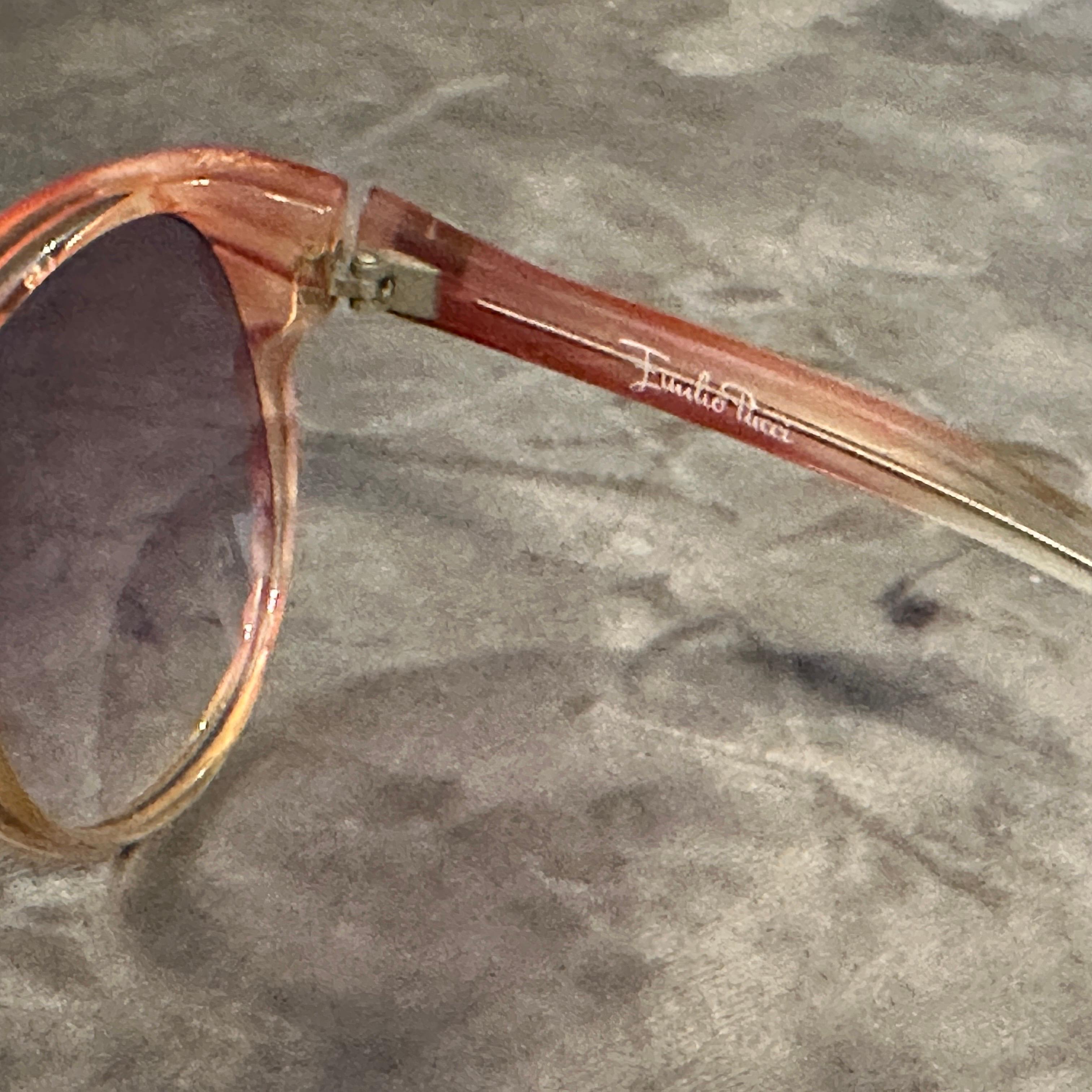 Gafas de sol italianas vintage de gran tamaño de los años 60 de Emilio Pucci en venta 9