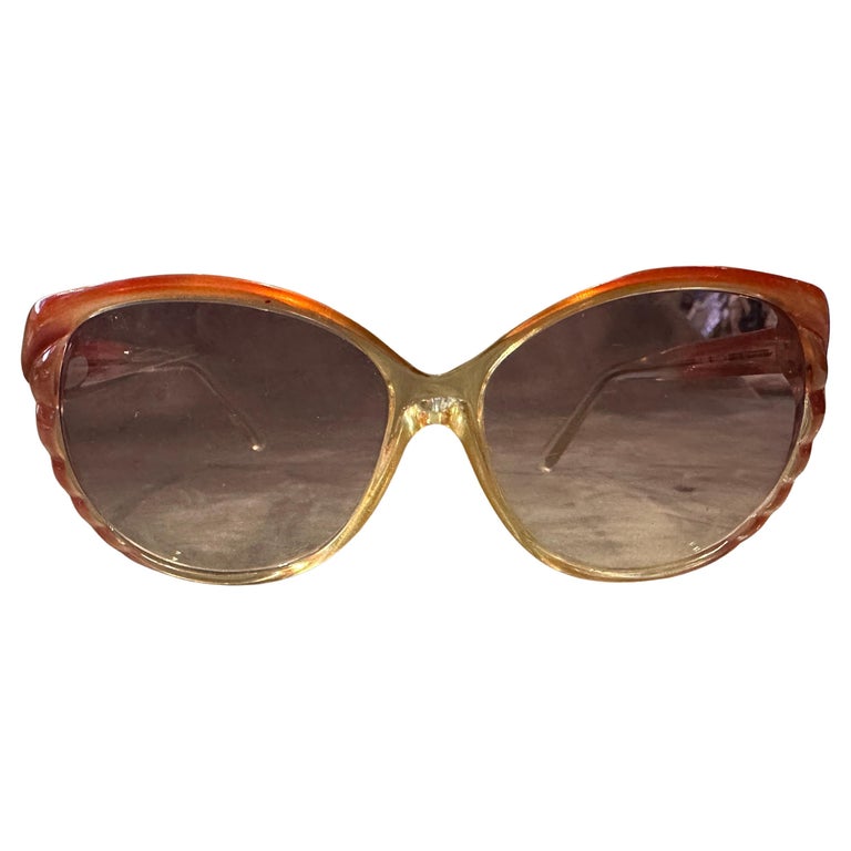 Gafas de sol italianas vintage de gran tamaño de los años 60 de