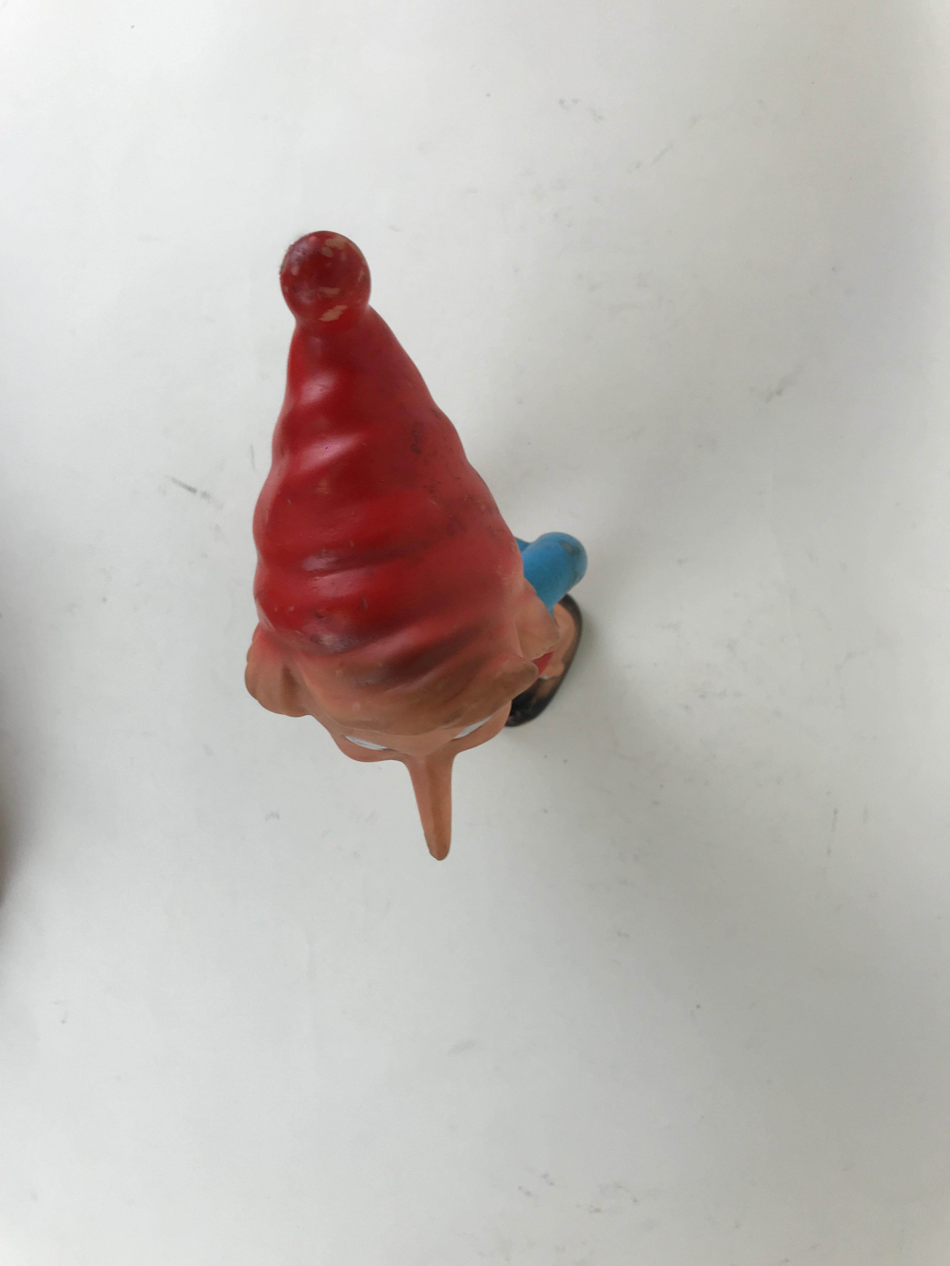 1960s Vintage Italian Pinocchio Rubber Squeak Toy Made by Rubbertoys For Sale 5