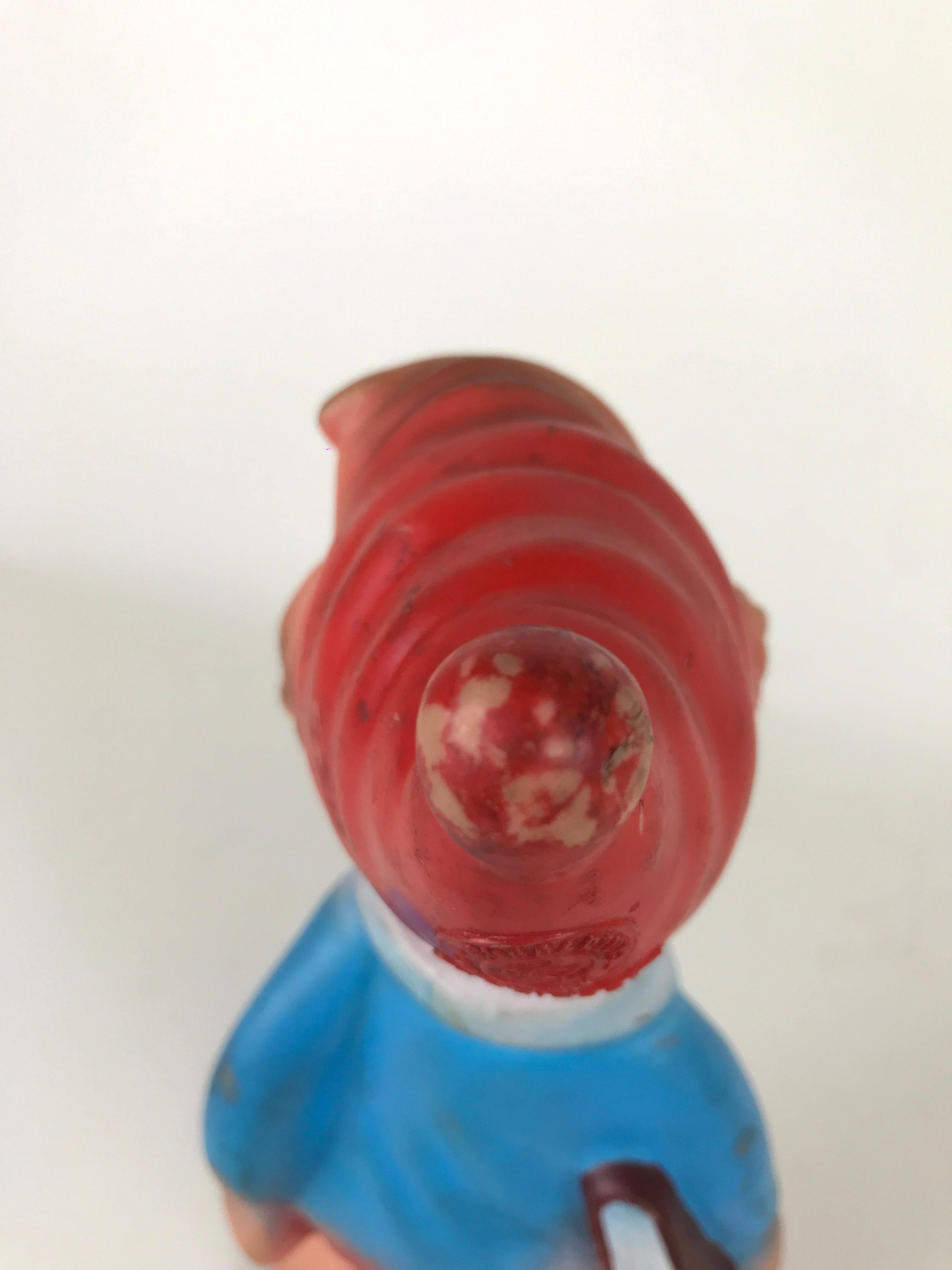 1960s Vintage Italian Pinocchio Rubber Squeak Toy Made by Rubbertoys For Sale 6