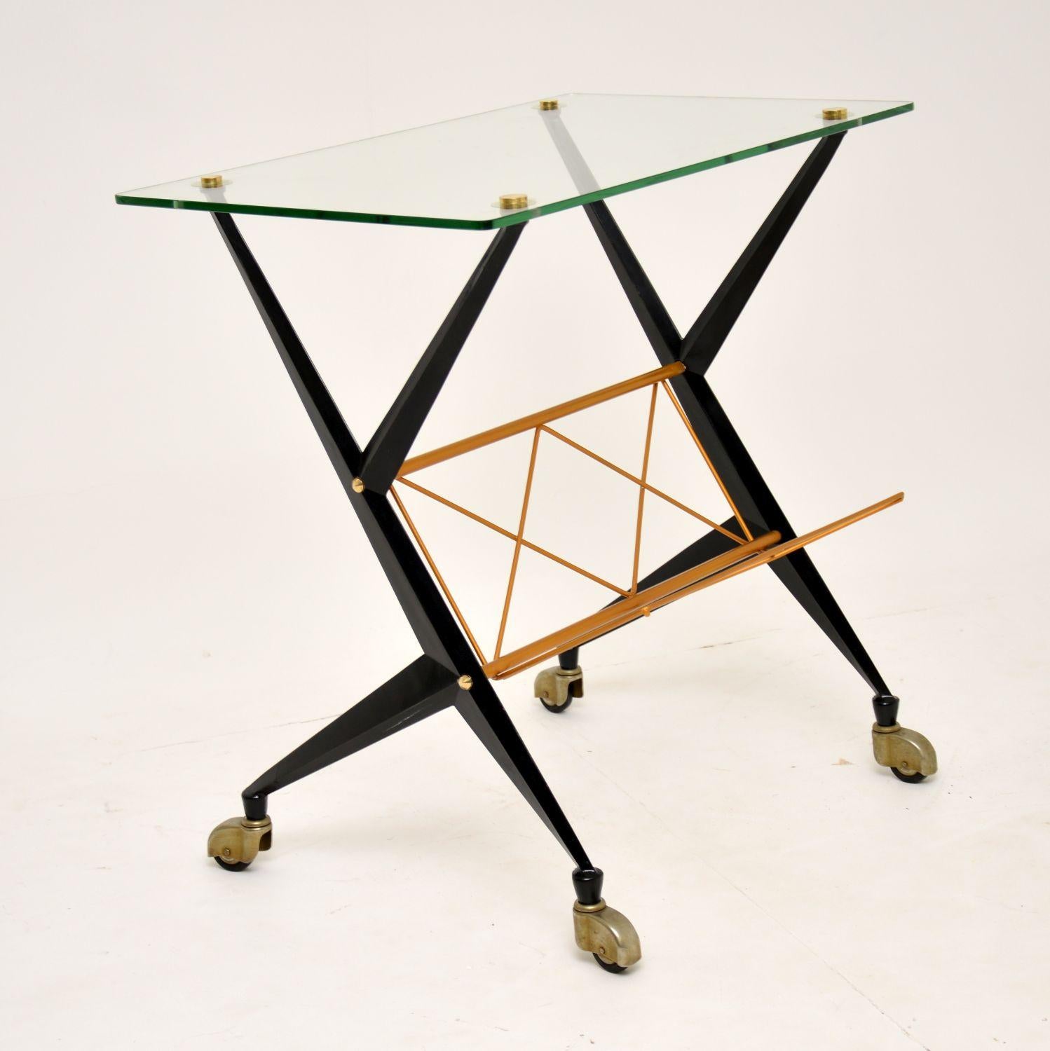 1960s Vintage Italian Side Table by Angelo Ostuni In Good Condition In London, GB
