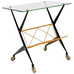 1960
s Vintage Italian Side Table by Angelo Ostuni