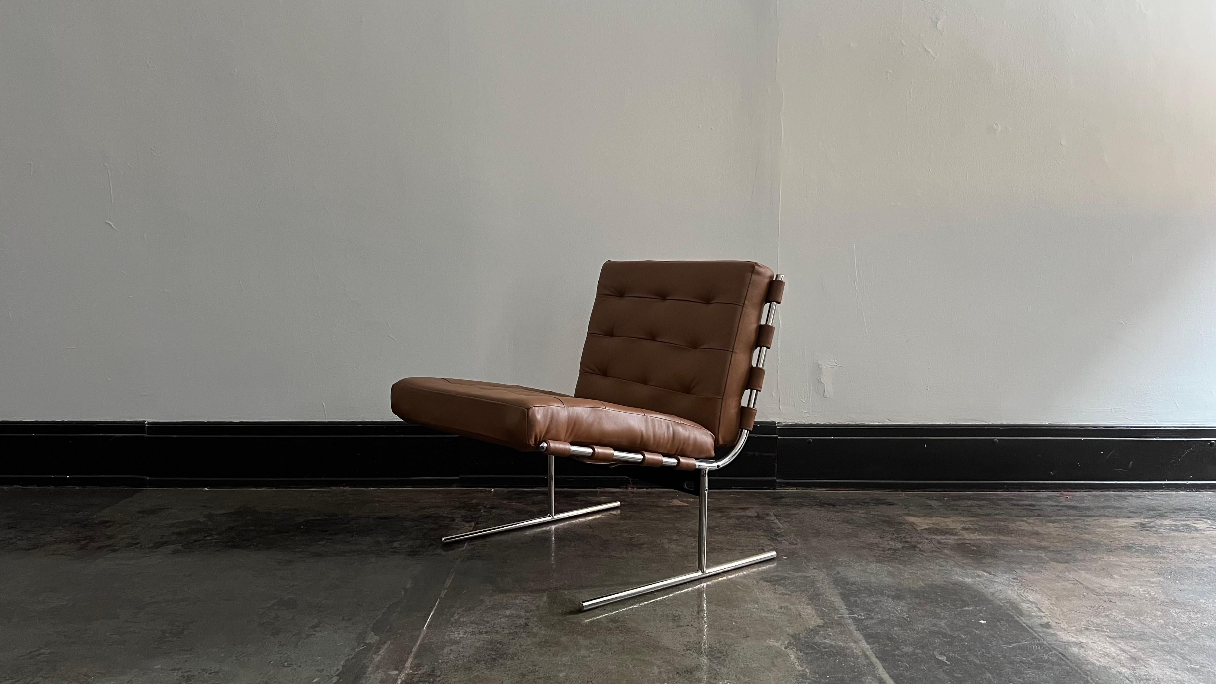 Mid-Century Modern 1960s Vintage Jorge Zalszupin T Invertido Oxford Lounge Chair For Sale