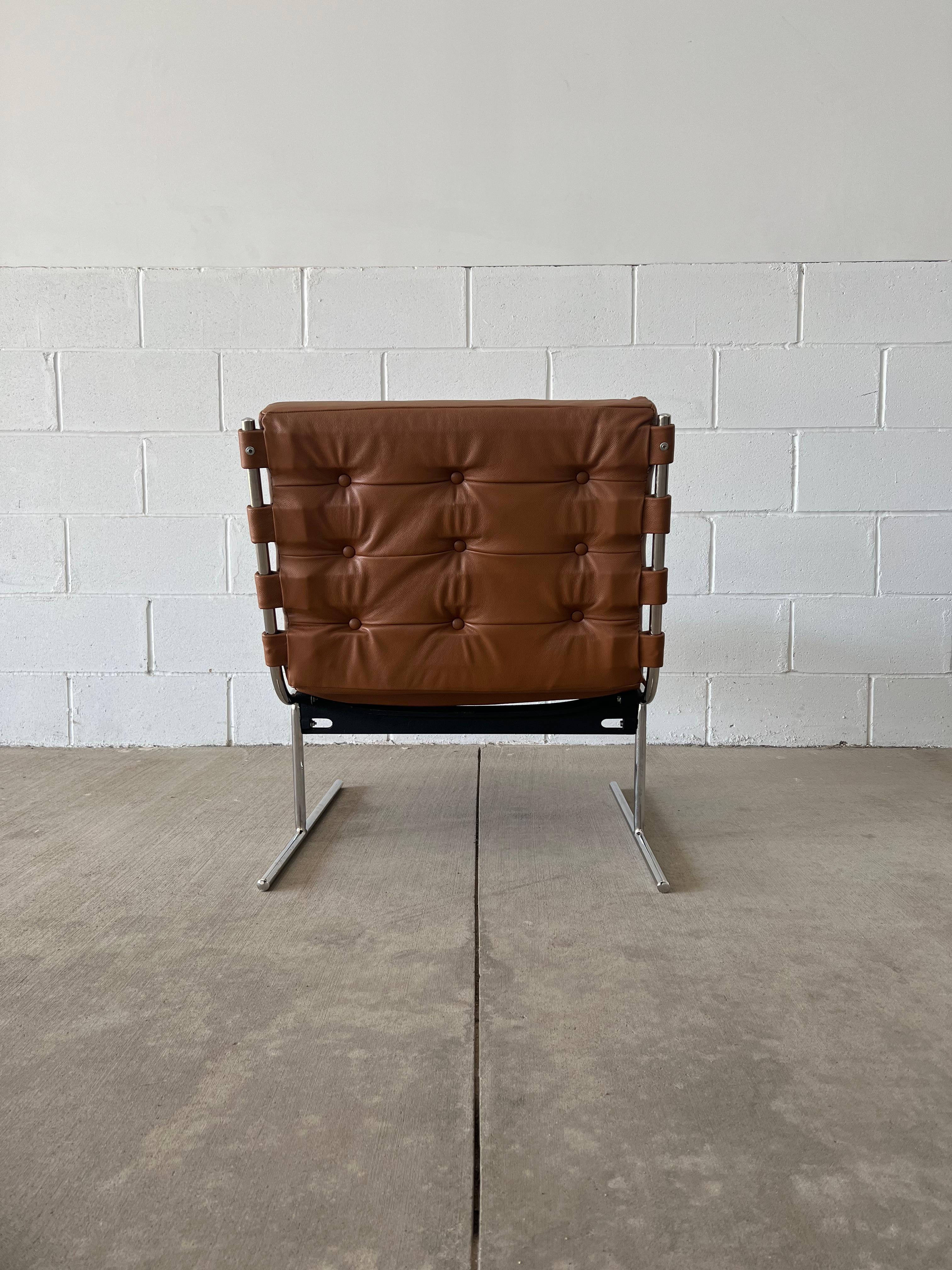 Mid-Century Modern 1960s Vintage Jorge Zalszupin T Invertido Oxford Lounge Chair For Sale