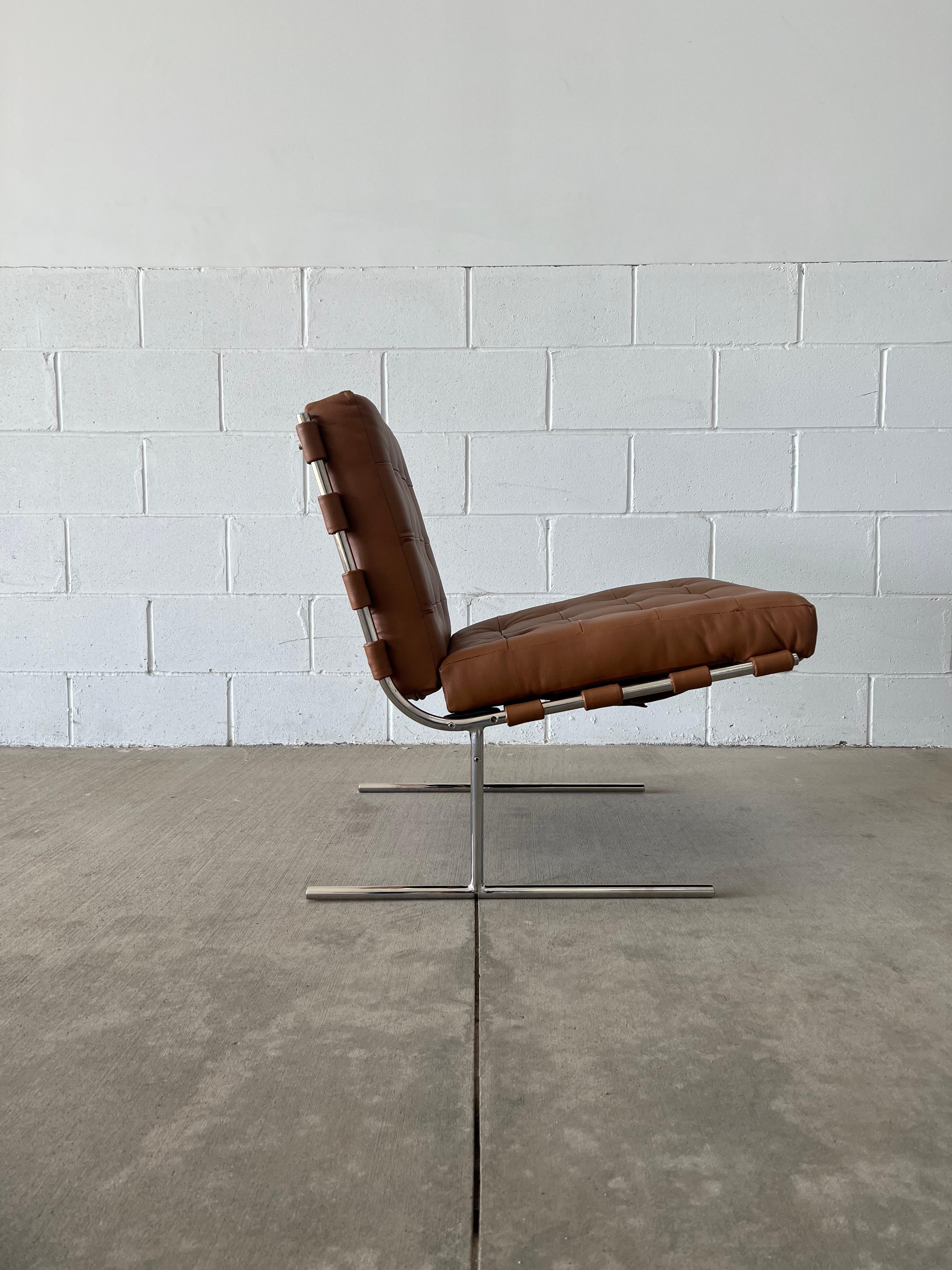1960s Vintage Jorge Zalszupin T Invertido Oxford Lounge Chair In Good Condition For Sale In Saint Paul, MN