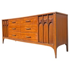 1960er Jahre Vintage Kent Coffey Perspecta Lange Kommode Lowboy mit Extra Schubladen