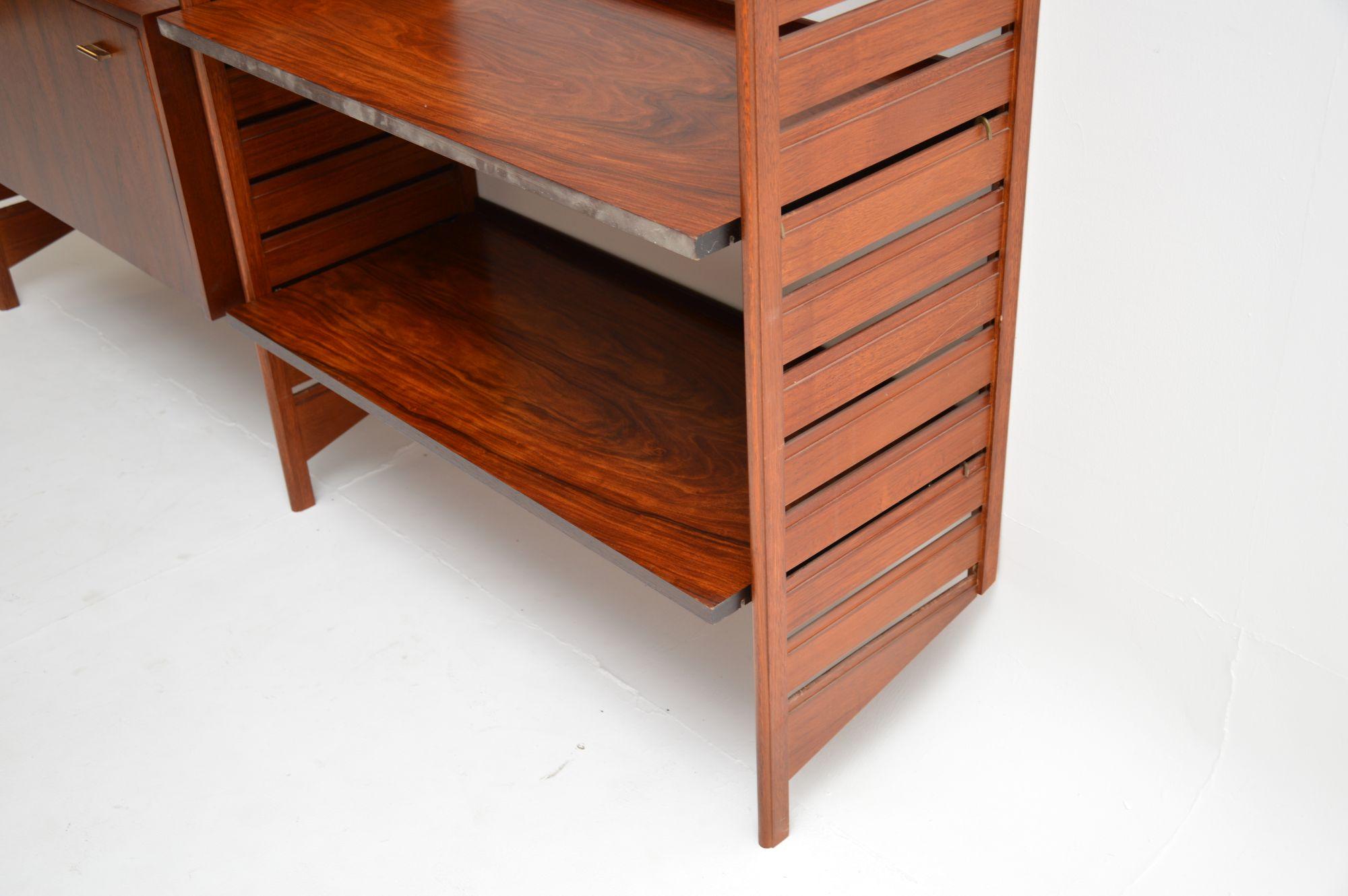 1960's Vintage Ladderax Wall Unit Cabinet / Bookcase 1