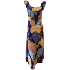1960s Vintage Lanvin Dress Designed by Jules Francois Crahay