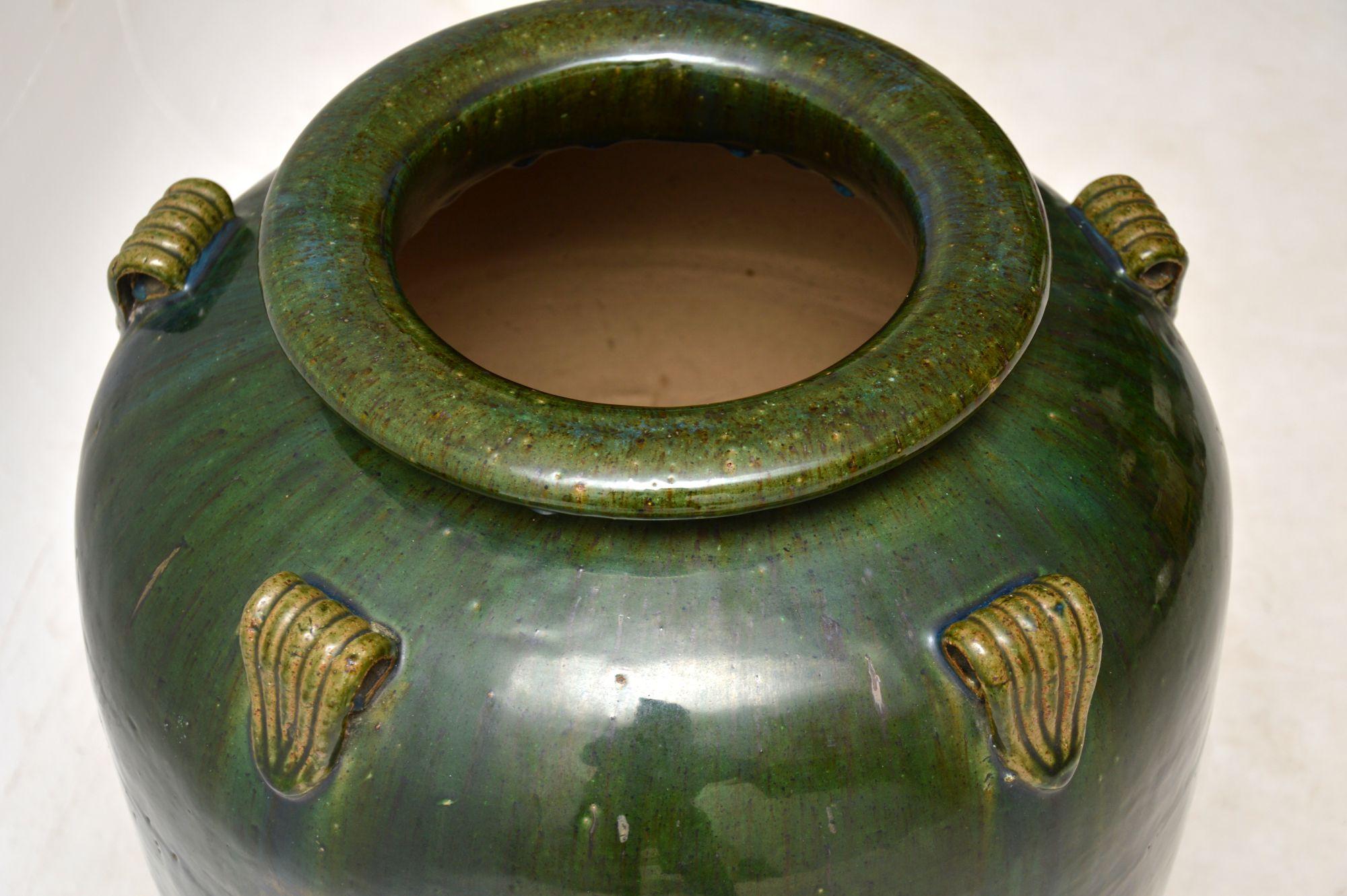 large earthenware vase