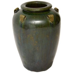 1960s Vintage Large Ceramic Earthenware Vase