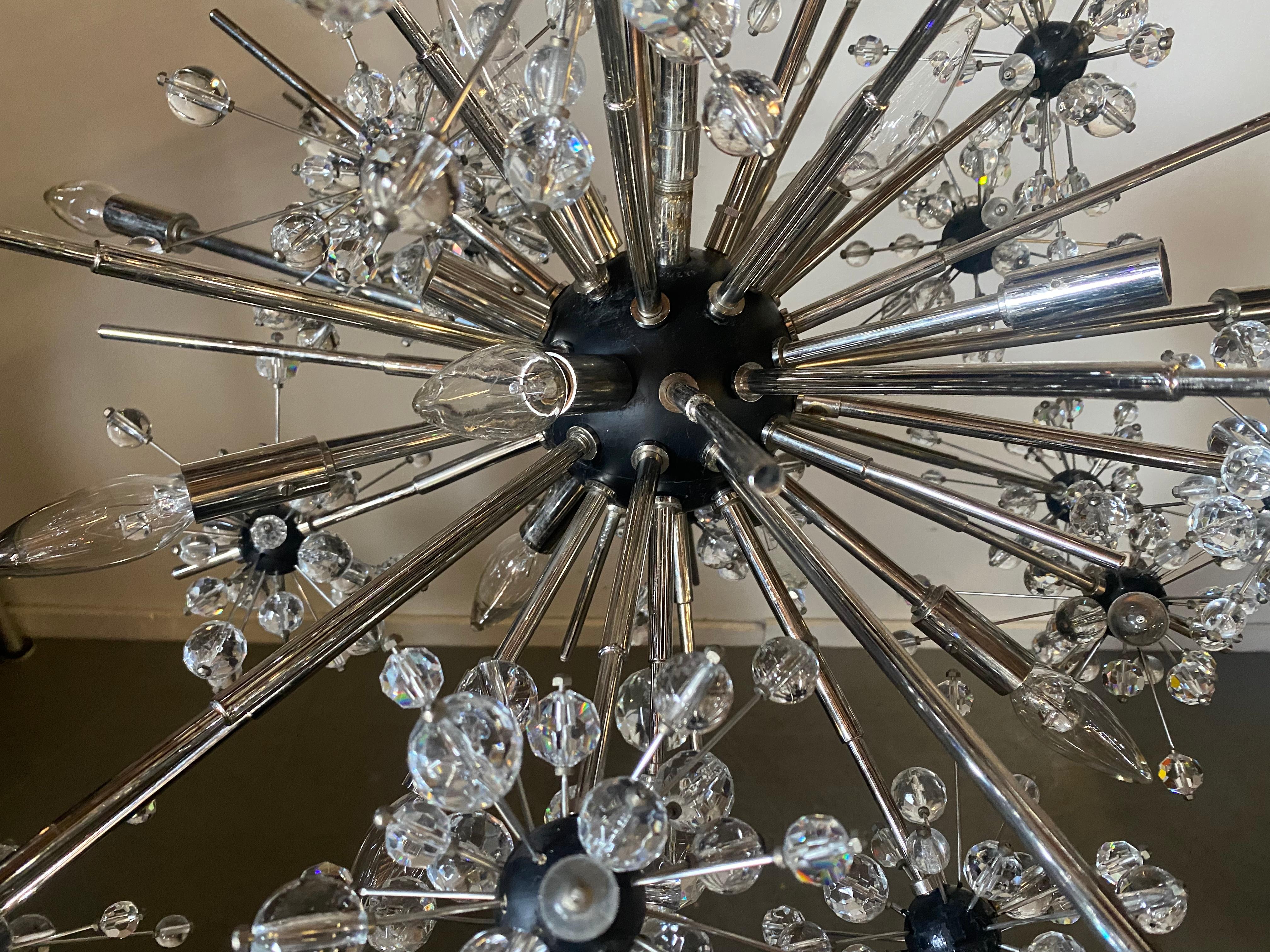 Lustre vintage Lobmeyr Metropolitan Opera Crystal des années 1960 en vente 2
