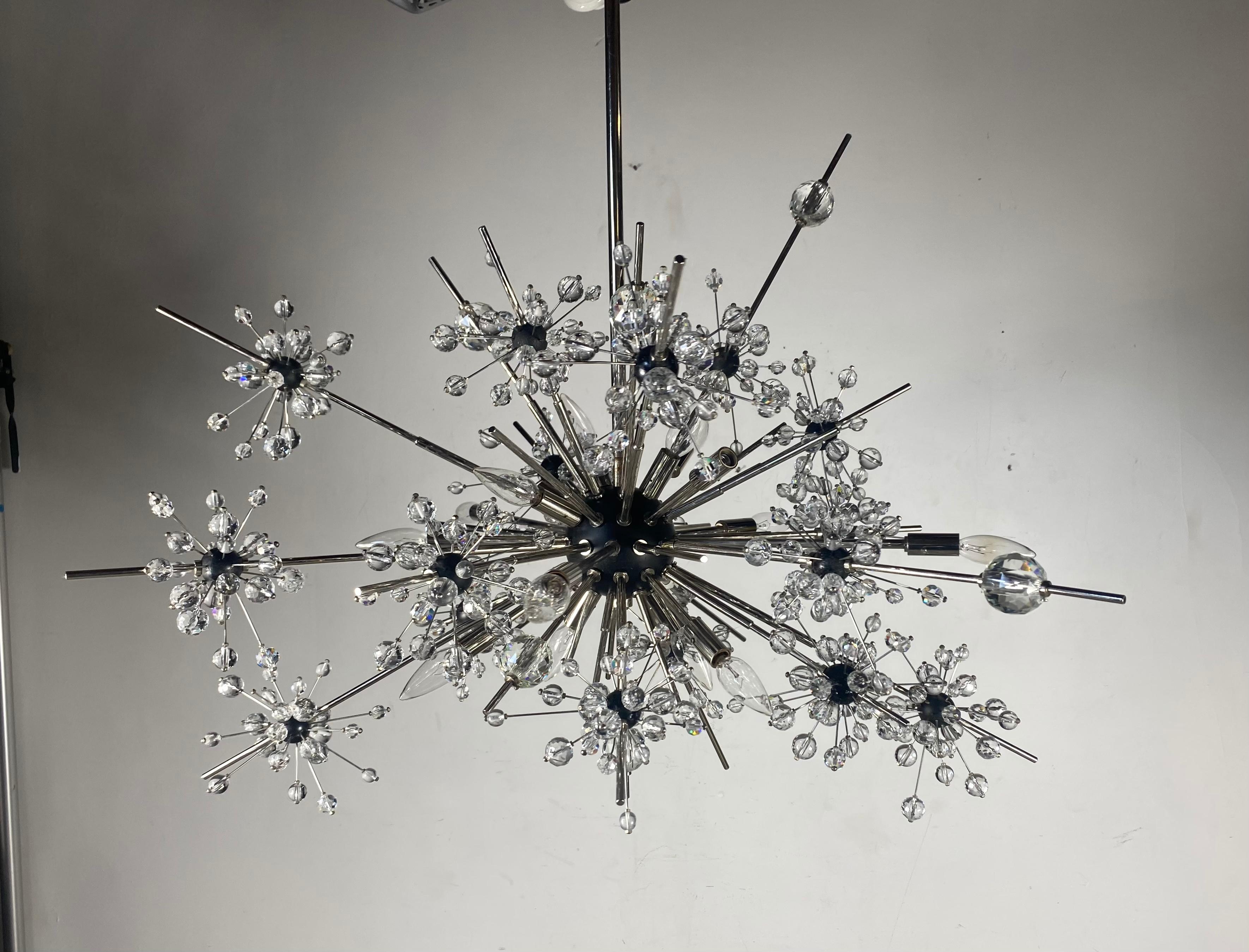Autrichien Lustre vintage Lobmeyr Metropolitan Opera Crystal des années 1960 en vente